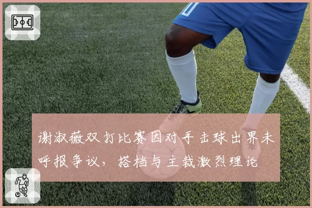 谢淑薇双打比赛因对手击球出界未呼报争议，搭档与主裁激烈理论